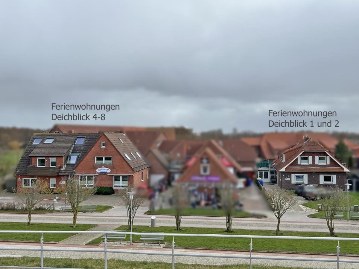 Deichblick 6 In Norddeich- Urlaub Mit Meerblick Am Strand Norden Extérieur photo
